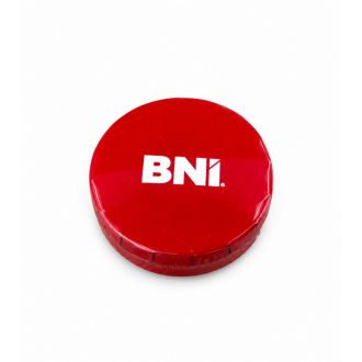 BNI cukorka logózott fém dobozban