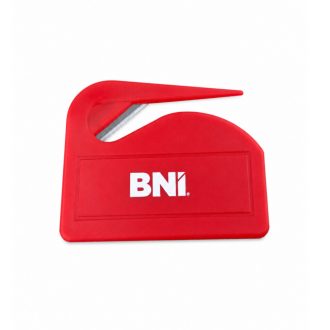BNI logózott műanyag levélbontó