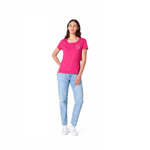 Felsős / Felnőtt póló Teleki Blanka logóval - XXL-es méretben - Rózsaszín / PINK