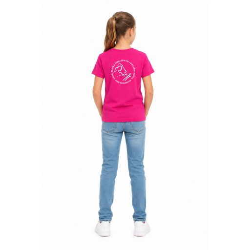 Alsós - Gyerek póló Teleki Blanka logóval - 8-10 éves - Pink